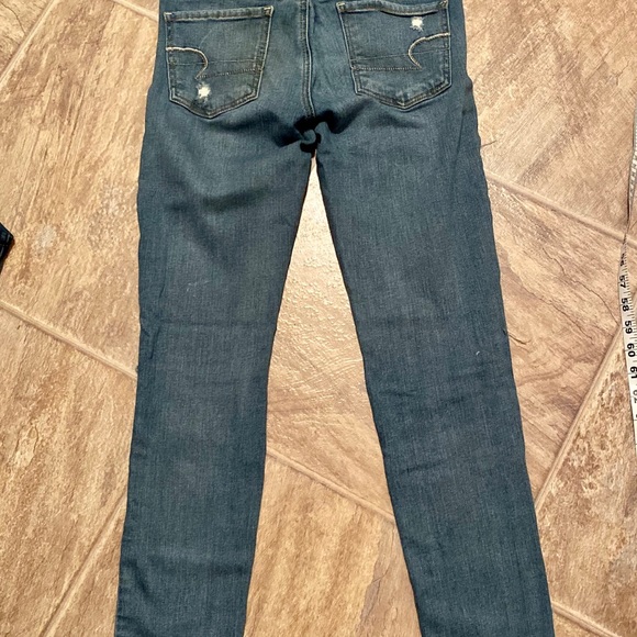 American eagle distressed jeans jeggings stretch 2 - Picture 4 of 4